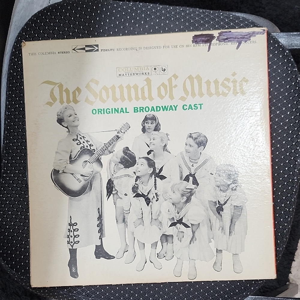 THE SOUND of MUSIC ORIGINAL BROADWAY CAST VINYL RECORD